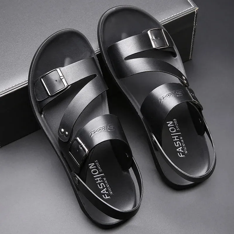 Funki Buys | Shoes | Men's Summer Fashion Leather Sandals