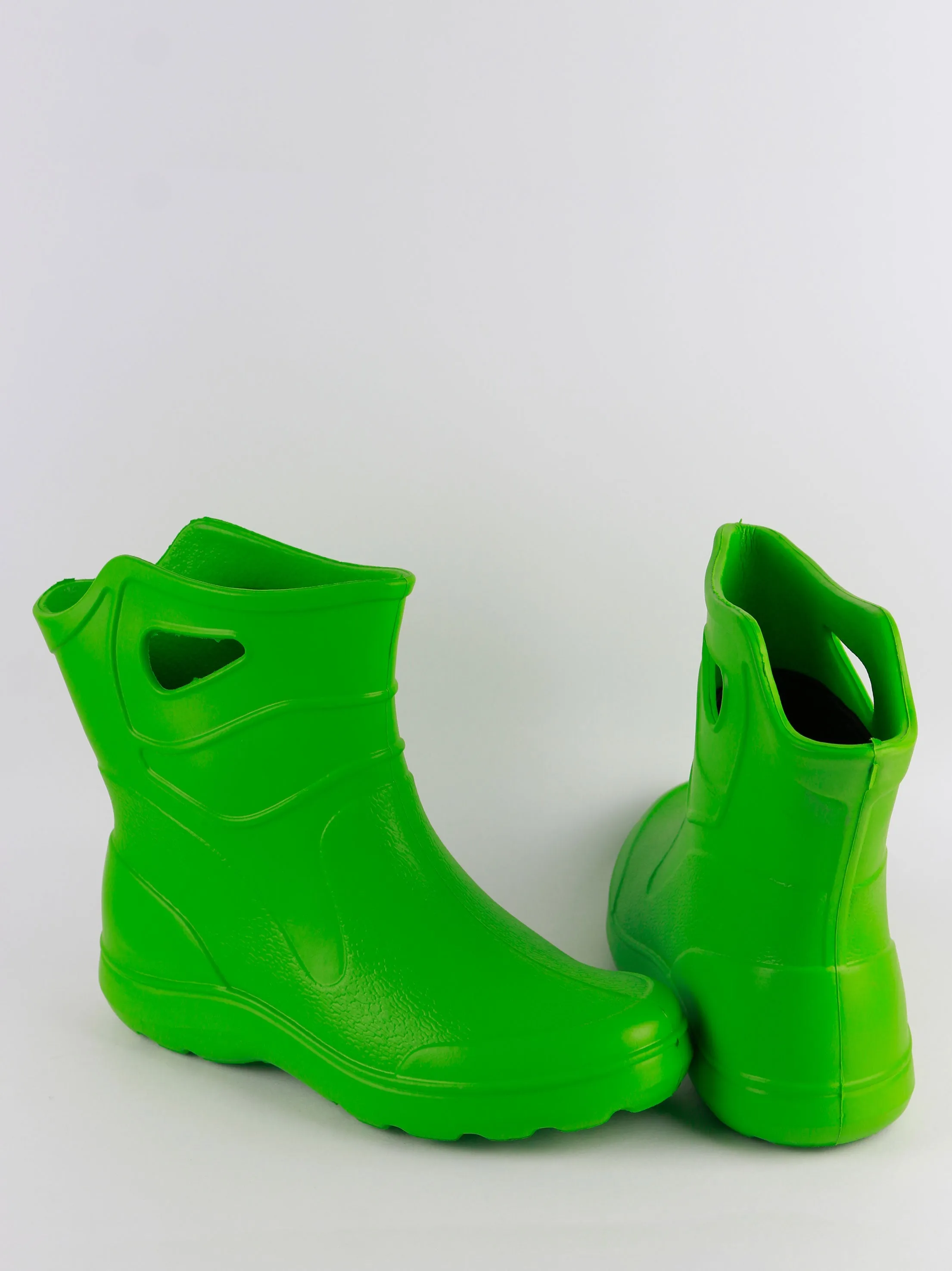 Men's  Faux Leather Indoor Ankle Boots,Green