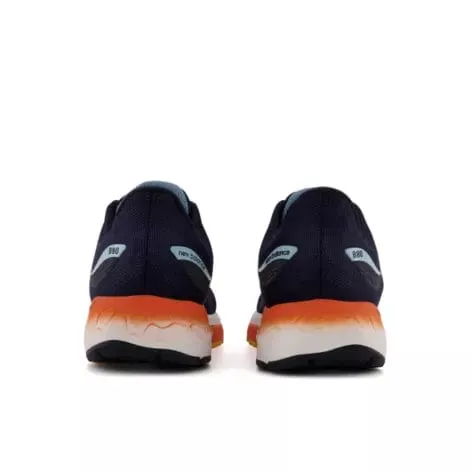 New Balance Men's 880v12 Running Shoes- Navy/Orange