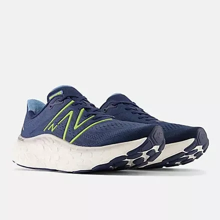 New Balance Men's More Foam v4 Running Shoes- Blue/Yellow