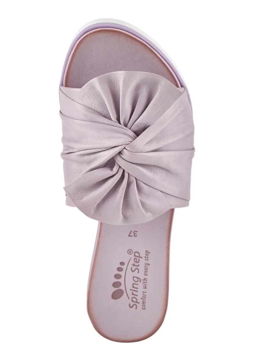 Spring Step LAVONA Leather Sandal Slide