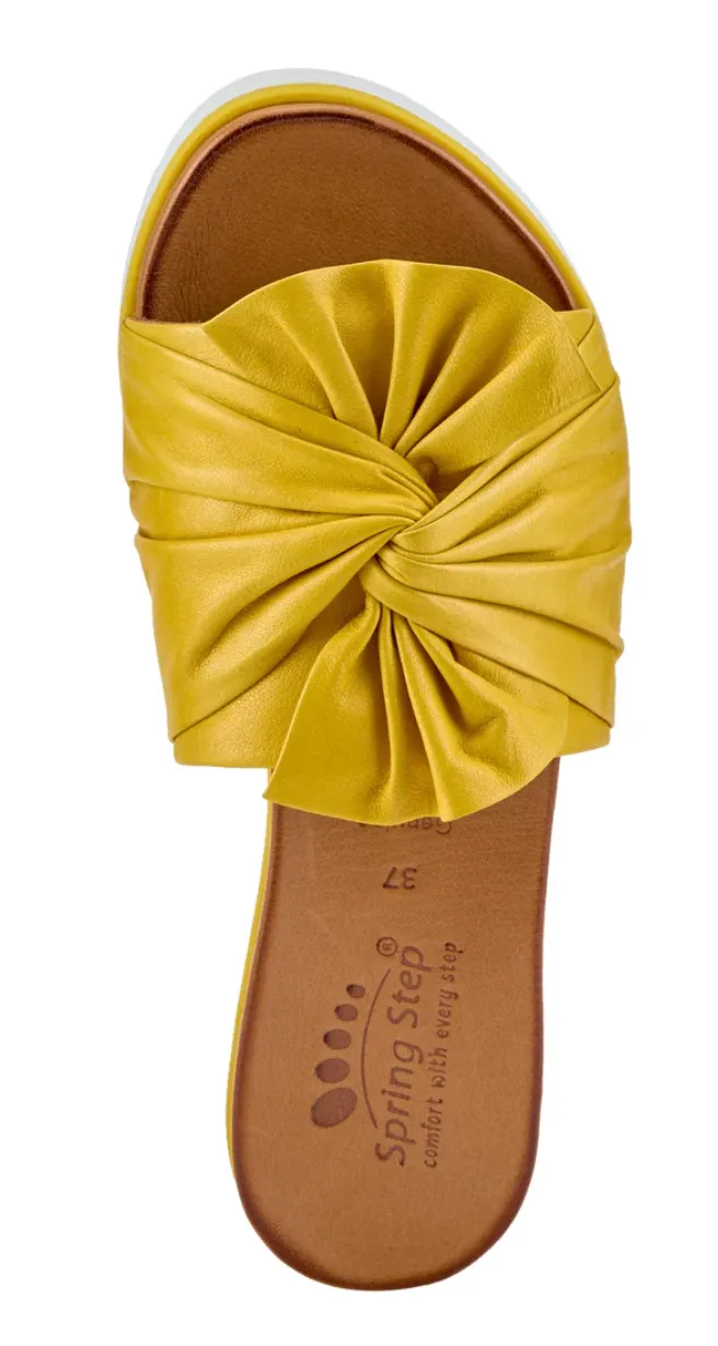 Spring Step LAVONA Leather Sandal Slide