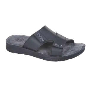 Urban Jacks Troon Black Mens Sandals