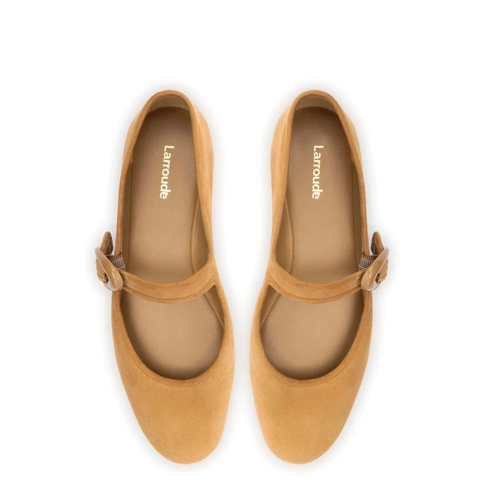 Verona Ballet Flat In Peanut Suede